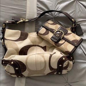 Purse and matching wallet